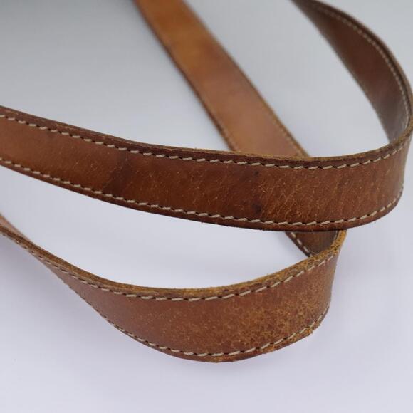 CELINE Macadam Canvas Shoulder Bag Pvc Leather Brown - Picture 8 of 13